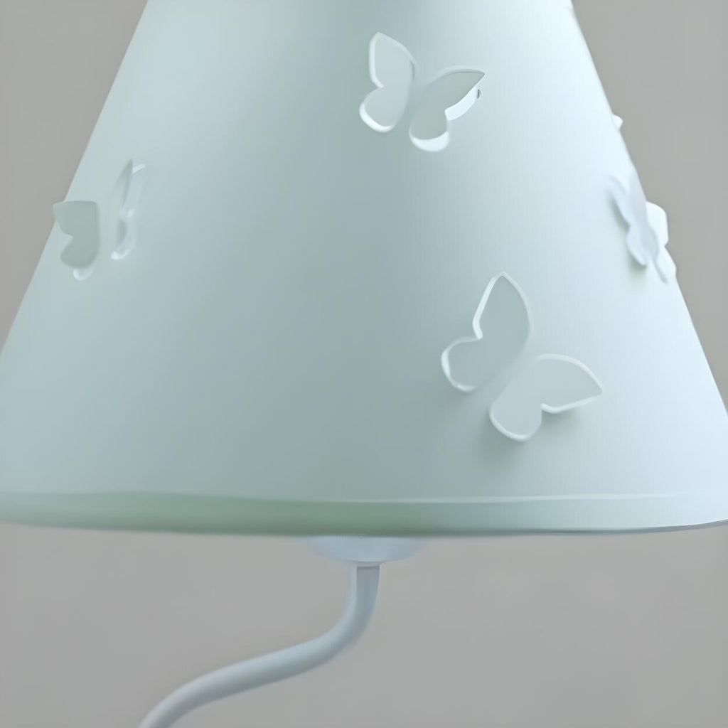 Söt rosa tecknad bordslampa för flickors sovrumsinredning