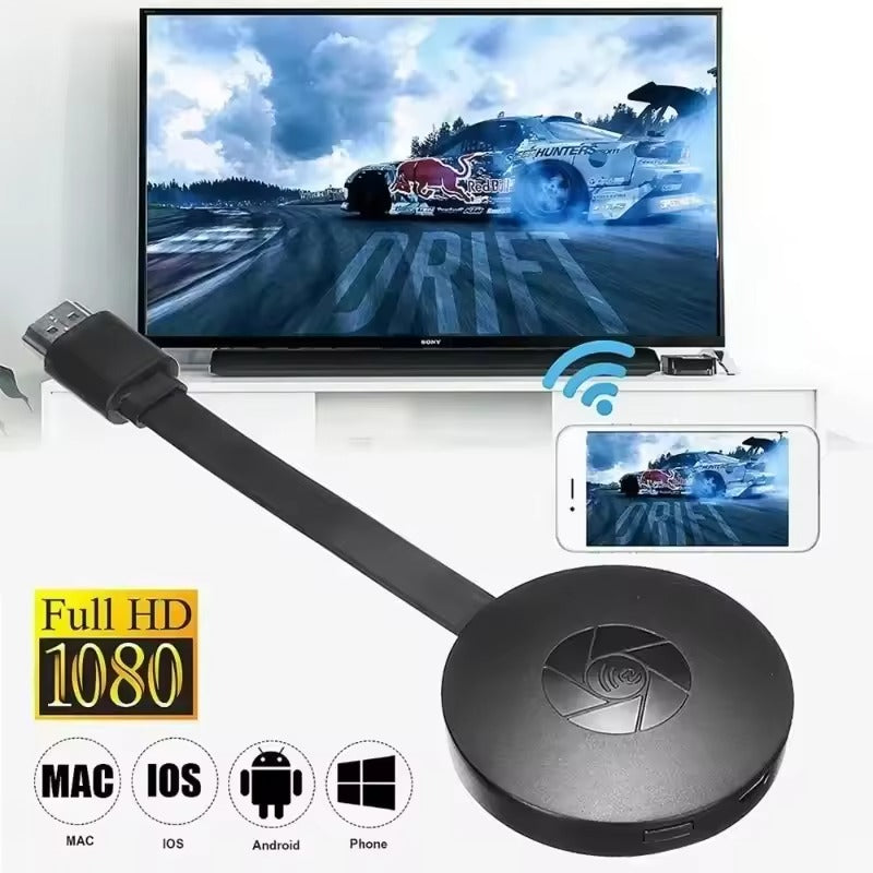 Trådlös HD-skärmadapter – Sömlös telefon-till-TV-spegling i 1080p