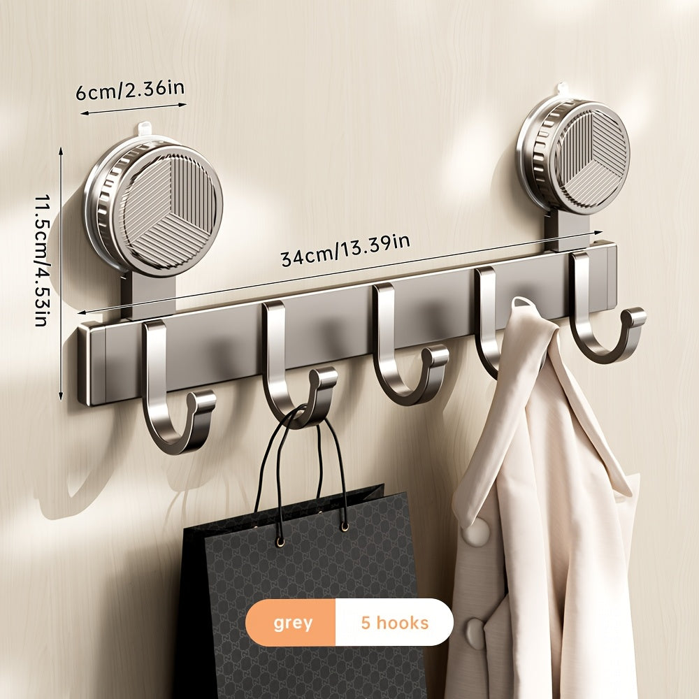 Stark sugkrok för dörren – Mångsidig förvaring för handdukar, rockar och accessoarer