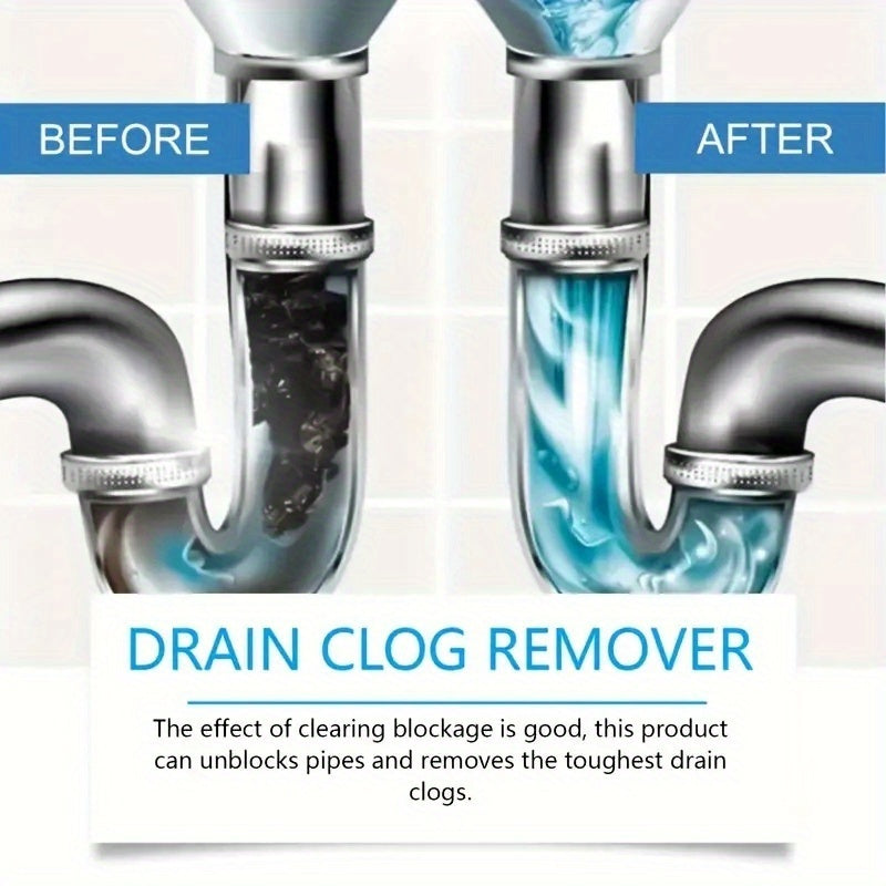 24-pack snabbverkande avloppsrengöringstabletter – kraftfull lösning för handfat, toaletter och rör