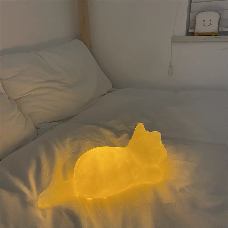Bedårande kattnattlampa - Mjuk stämningsfull LED-lampa