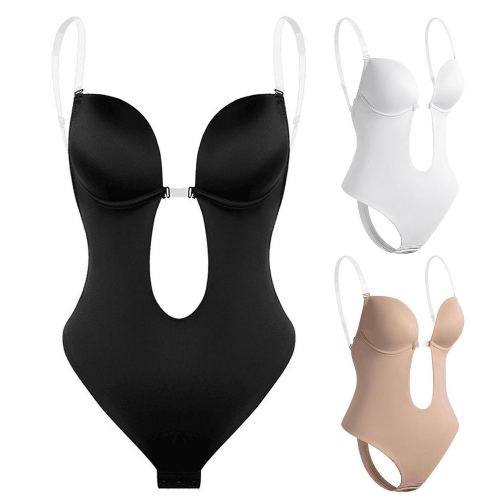 Bodysuit för kroppsskulptering – Elegant passform med djup V-formad elegans