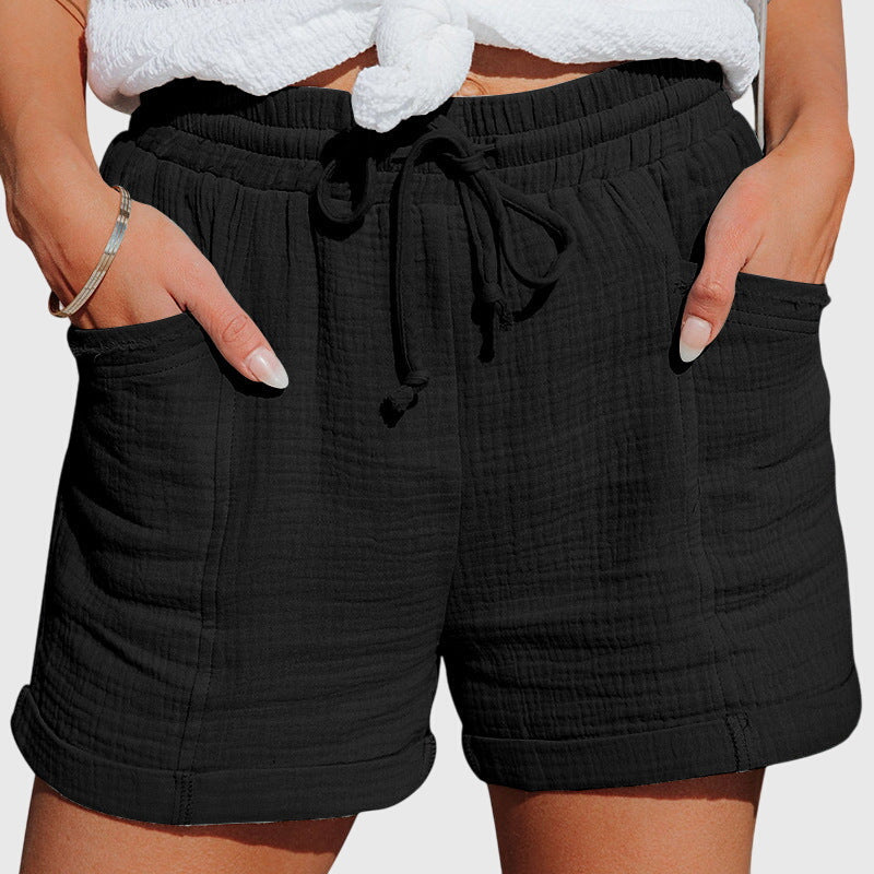 Skräddarsydda shorts med hög midja för kvinnor – eleganta, smarta och avslappnade sommarbyxor