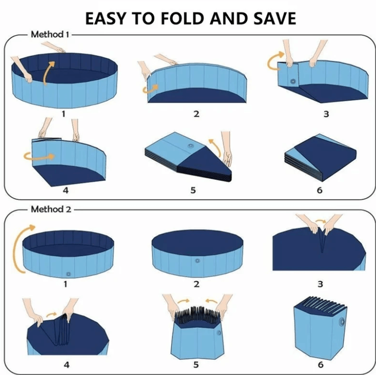 Hopfällbar plaskpool för husdjur – Bärbar utomhuskylpool för hundar och små husdjur