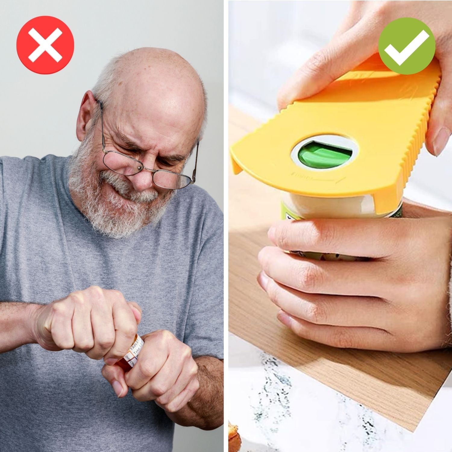 GripMate - Flasköppnare med enkelt grepp | Ergonomisk design för enkel öppning