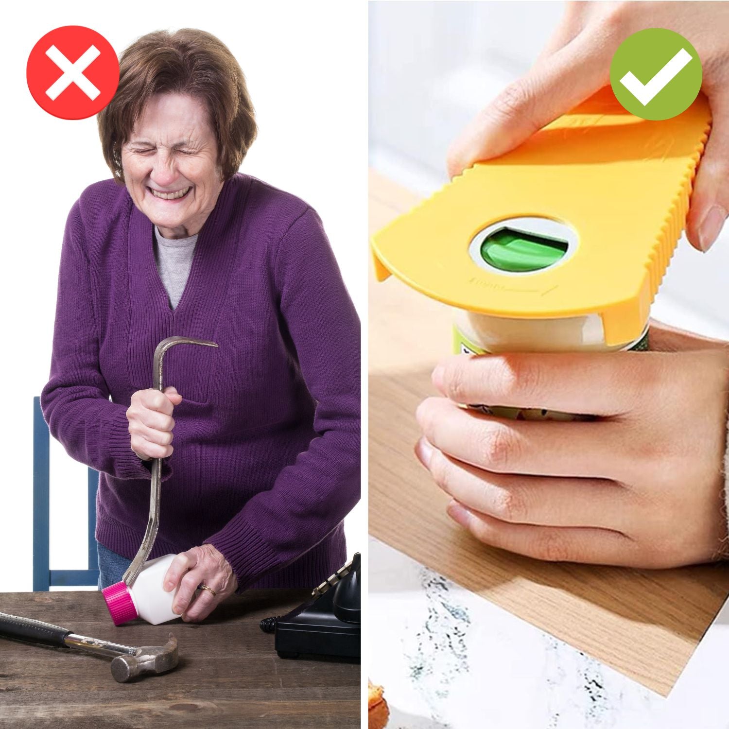 GripMate - Flasköppnare med enkelt grepp | Ergonomisk design för enkel öppning