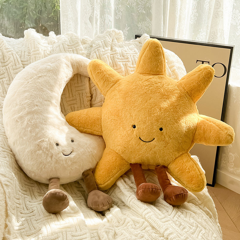 CelestialDream – Broderad kudde med sol och måne