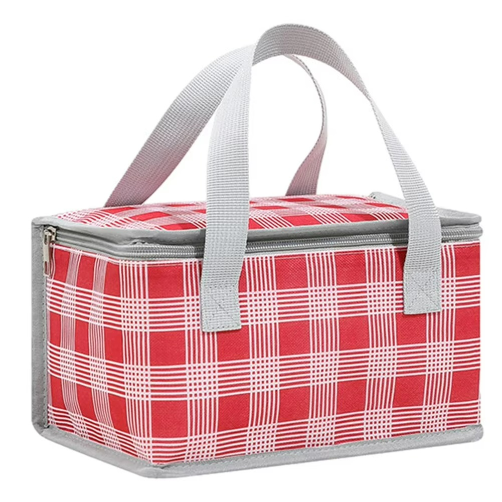 Isolerad Bento-lunchväska – Bärbar kylväska för camping och picknickäventyr