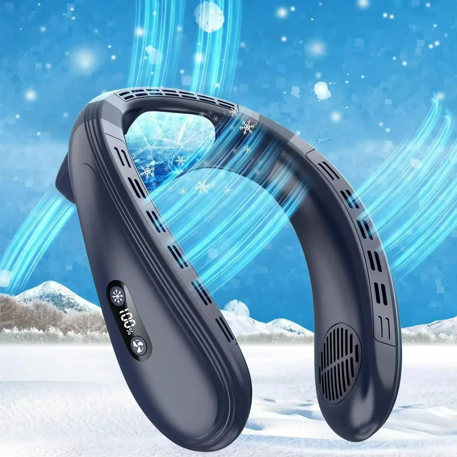 Bärbar nackkylare – Semiconductor Chill Tech & USB-uppladdningsbart batteri
