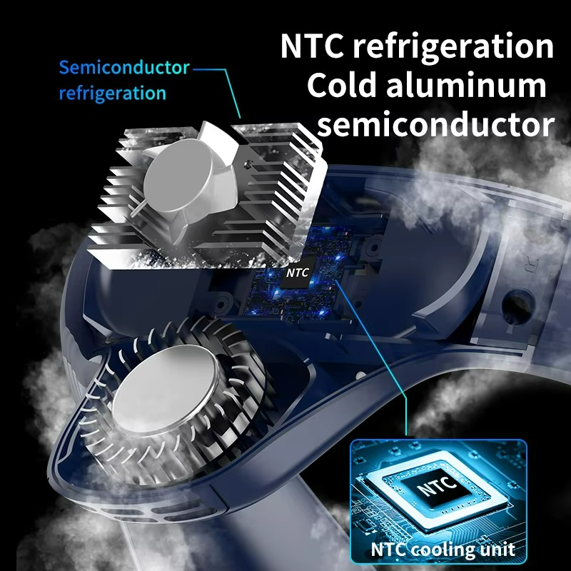 Bärbar nackkylare – Semiconductor Chill Tech & USB-uppladdningsbart batteri