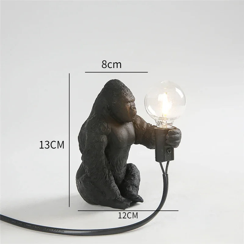Majestic Gorilla Accent Lamp – Djärv och konstnärlig Statement Lighting