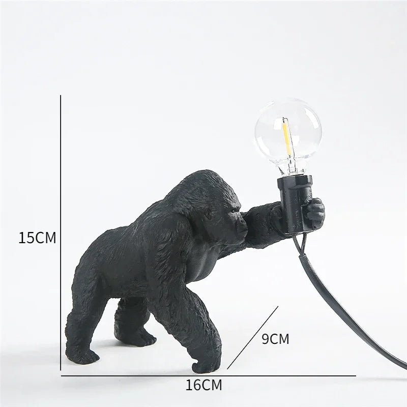 Majestic Gorilla Accent Lamp – Djärv och konstnärlig Statement Lighting