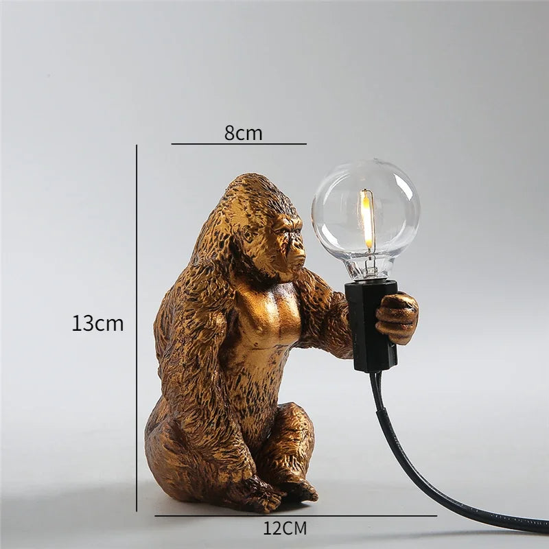 Majestic Gorilla Accent Lamp – Djärv och konstnärlig Statement Lighting