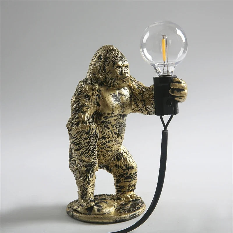 Majestic Gorilla Accent Lamp – Djärv och konstnärlig Statement Lighting