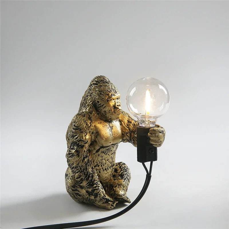 Majestic Gorilla Accent Lamp – Djärv och konstnärlig Statement Lighting
