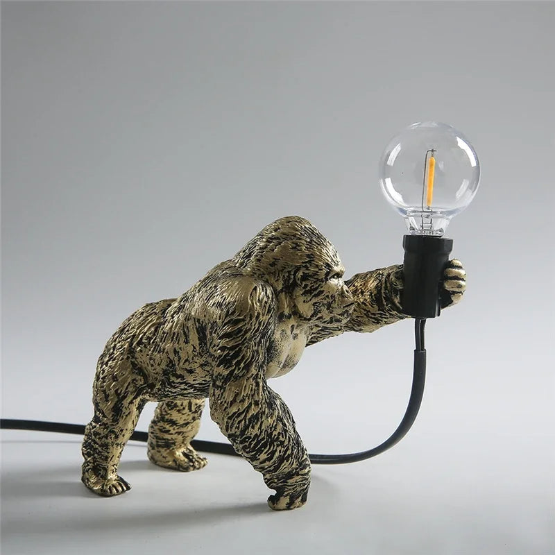 Majestic Gorilla Accent Lamp – Djärv och konstnärlig Statement Lighting
