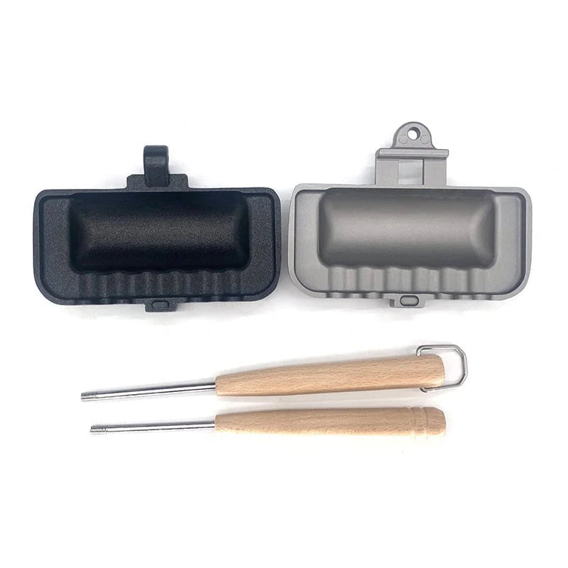 Flip Sandwich Maker Pan – Dubbelsidig non-stick aluminiumrostgryta