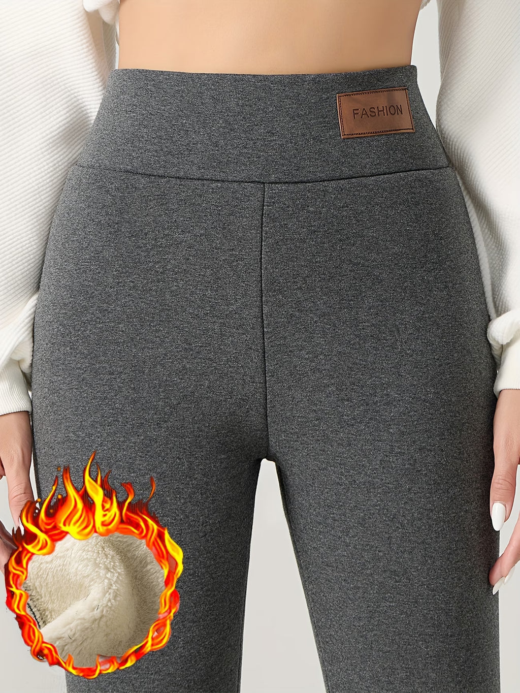 Cerys | Tjocka leggings med fleecefoder – mysiga vinter- och värmeplagg