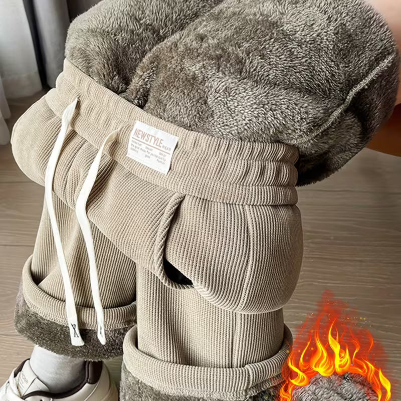 Grace | Träningsbyxor med dragsko och fleecefoder – Mysiga vinter- och vardagskläder