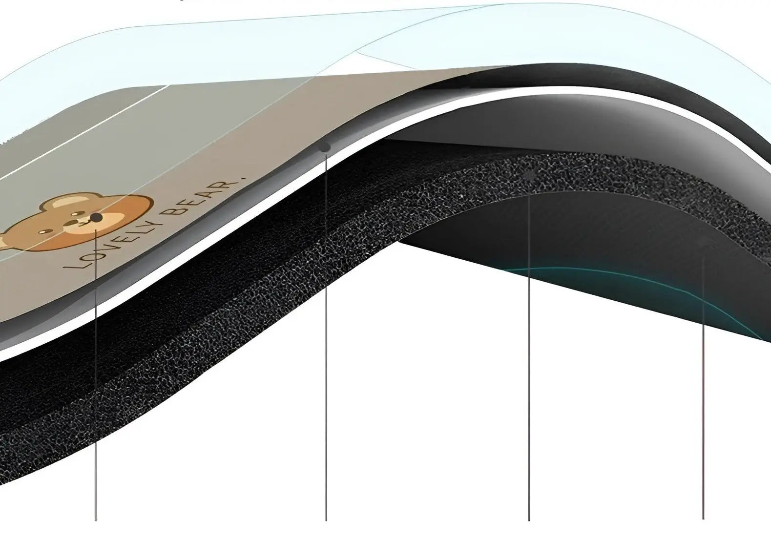SplashGuard Mat - snabbtorkande, superabsorberande och halkfri