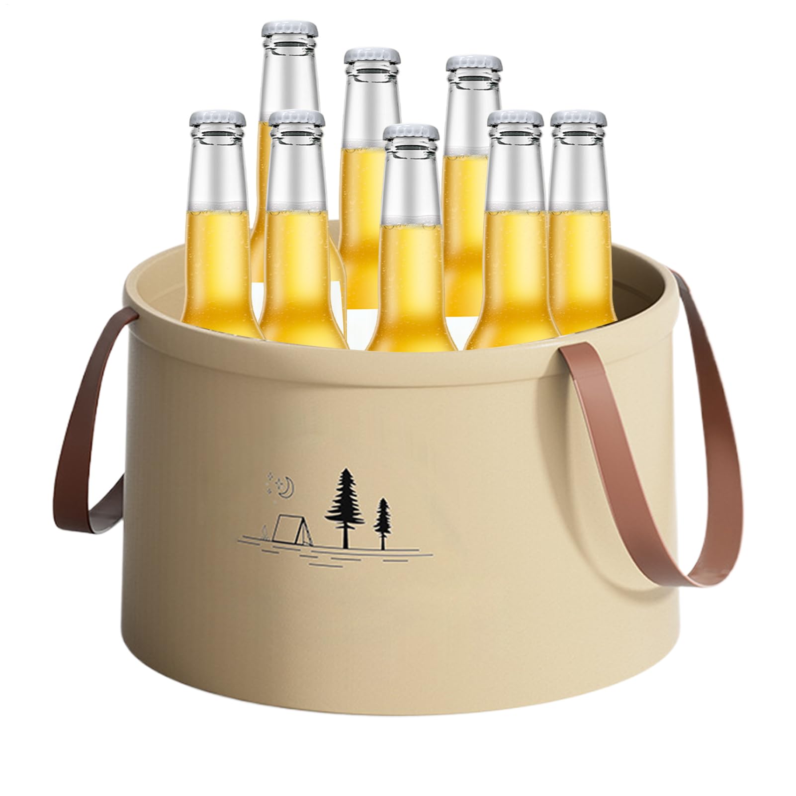 Hopfällbar vattenbehållare för utomhusbruk – Bärbar och läckagesäker vätskebehållare