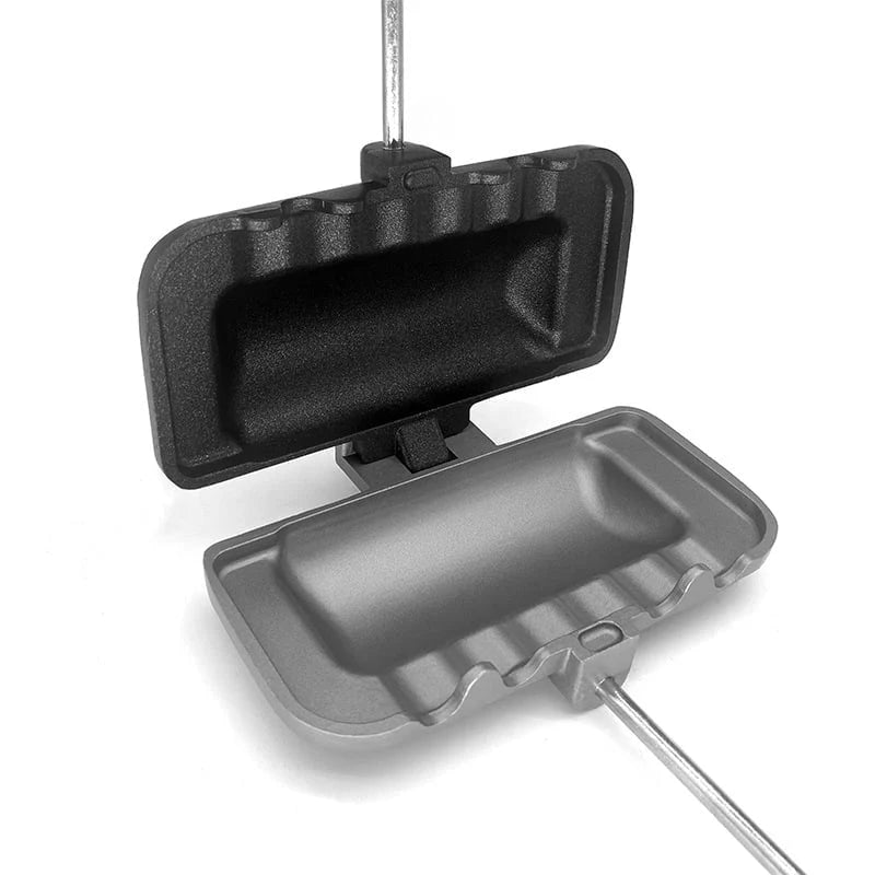 Flip Sandwich Maker Pan – Dubbelsidig non-stick aluminiumrostgryta