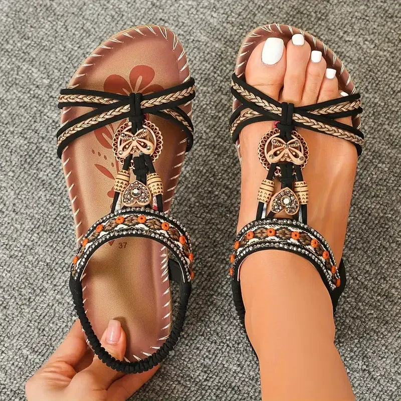 Slip-on Boho Flats för kvinnor