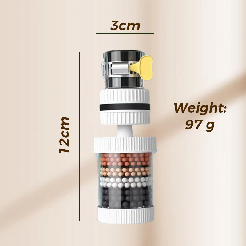 Snabbvattenrenare för kranvatten – Lättmonterat, stänkskyddat filtreringssystem