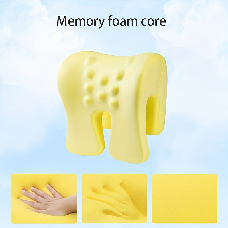 Ergonomisches Bürostuhlkissen-Set – Stützende Kopfstütze & Sitzpolster