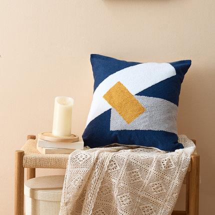 Broderade kuddar i bohemisk stil – Dekorativa kuddar med abstrakt mönster för vardagsrum och sovrum