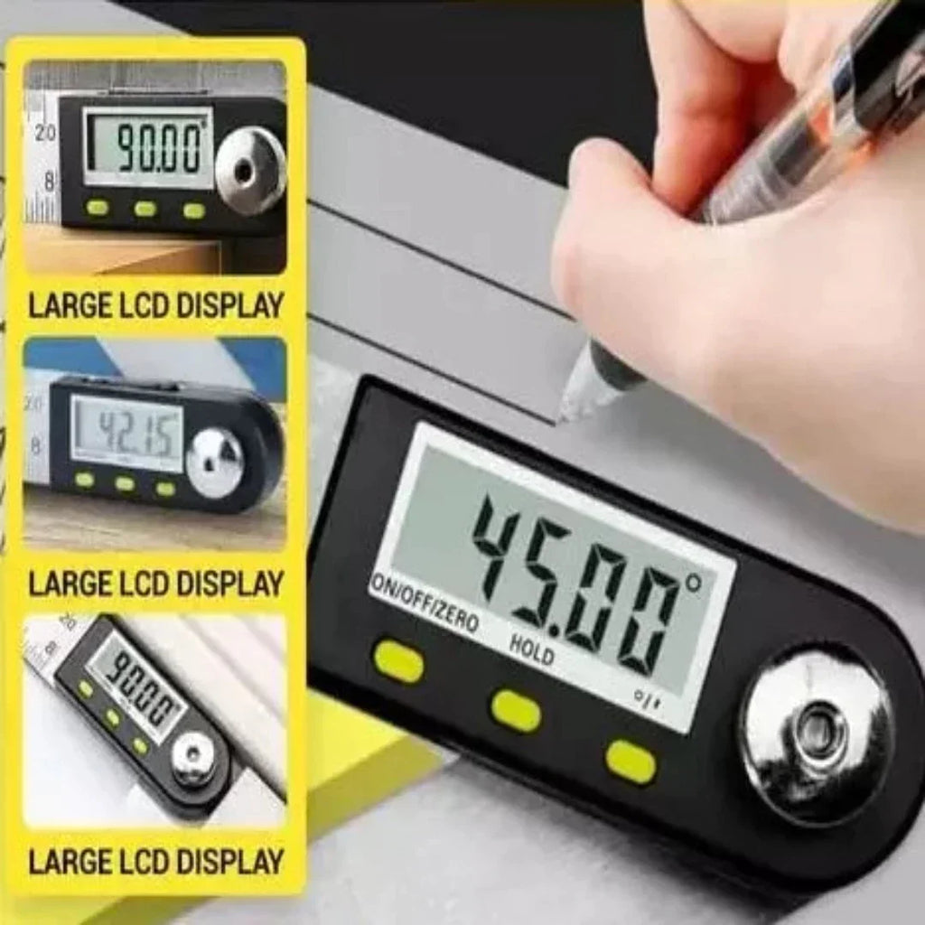 Justerbar vinkelgradius för träbearbetning – Precisionsmätverktyg för snickeri och gör-det-själv-hantverk