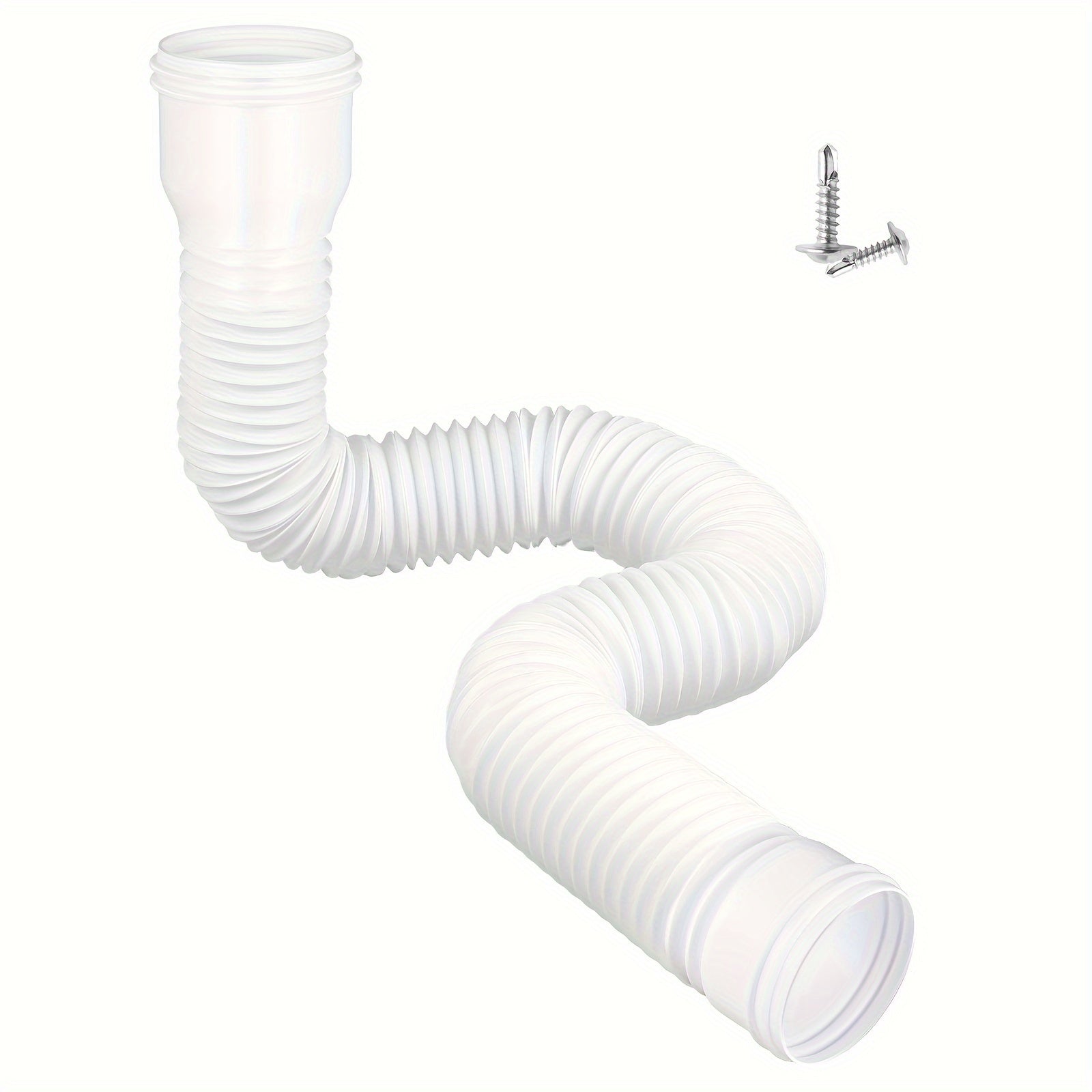 Flexibel rund stuprörsförlängning - Teleskopisk PE-rännkoppling