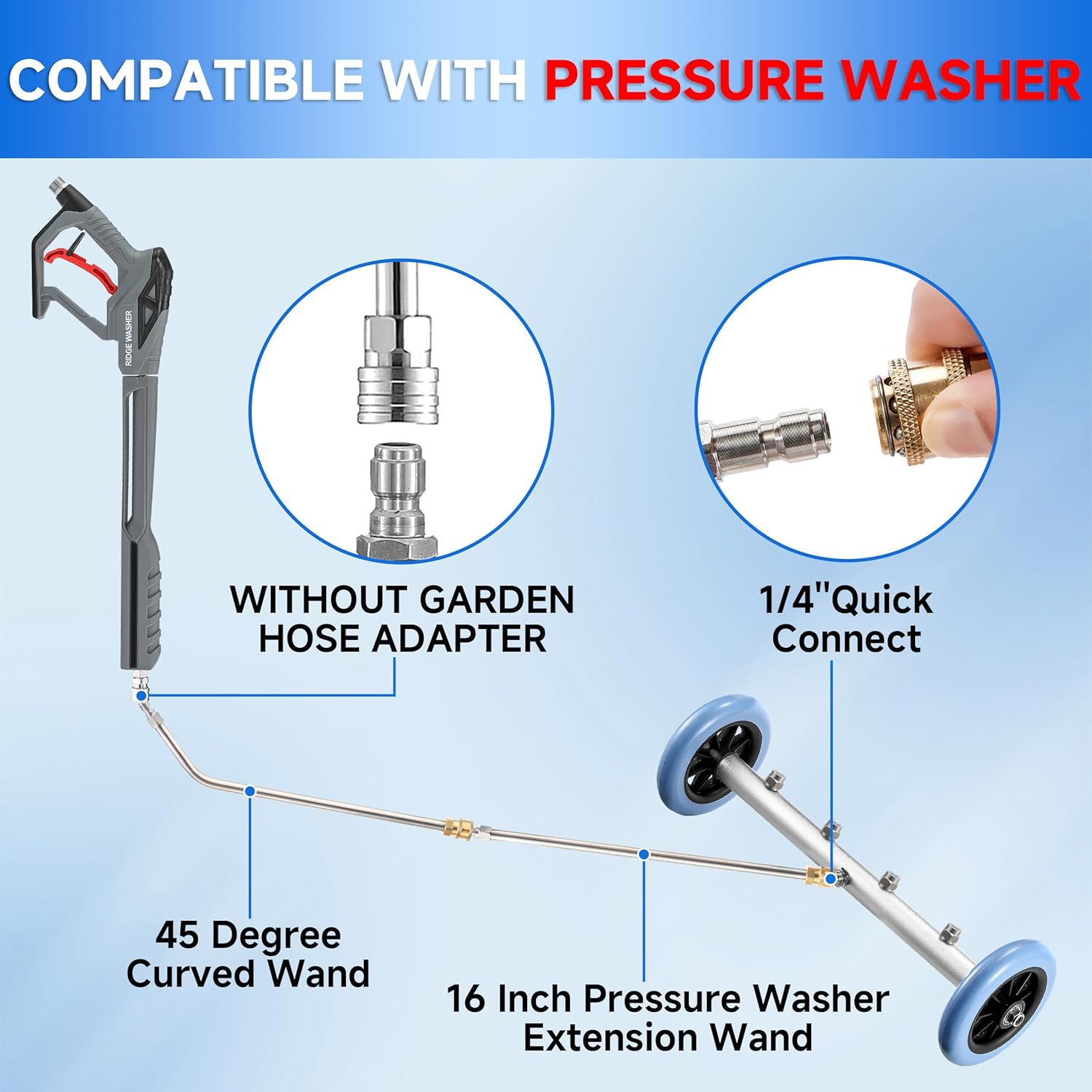 Mobil högtryckstvätt för underredet – Enkel fordonsrengöring med rullande sprutverktyg