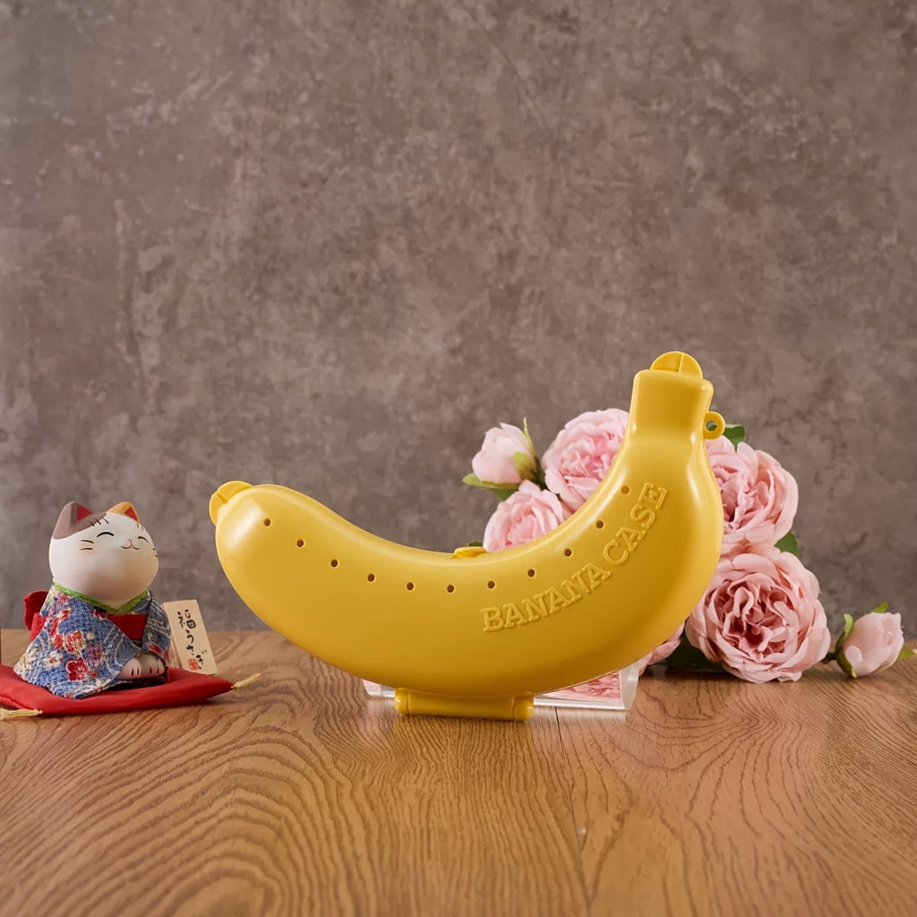 Kompakt bananförvaringshållare – krosskyddad frukthållare i plast