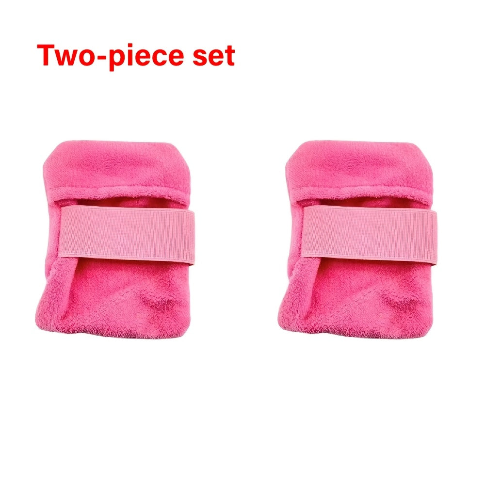 2-pack sandfria strandhanddukar – Mjuka avskakningsdukar i korallfleece för utomhusäventyr