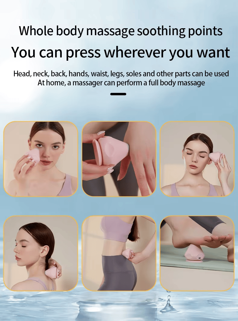 Uppladdningsbar elektrisk massageboll – Djupvävnadsterapi för total avslappning