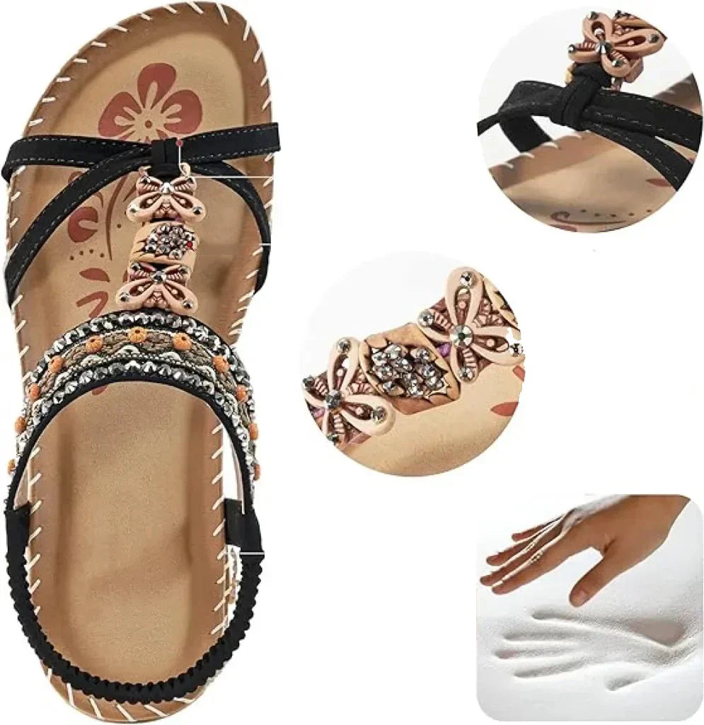 Slip-on Boho Flats för kvinnor