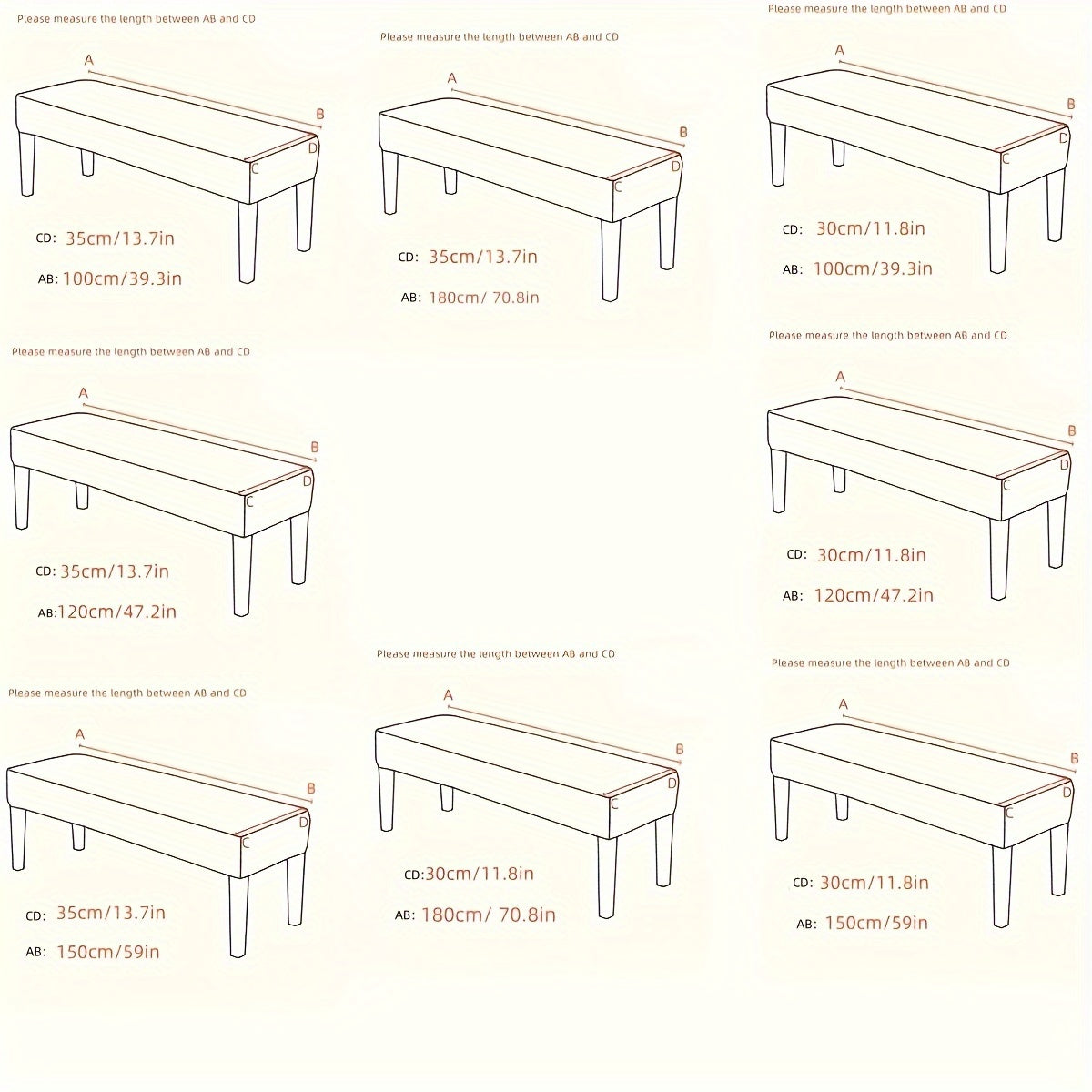 Plyschbänk- och soffdyna - Modern förtjockad geometrisk sittdyna