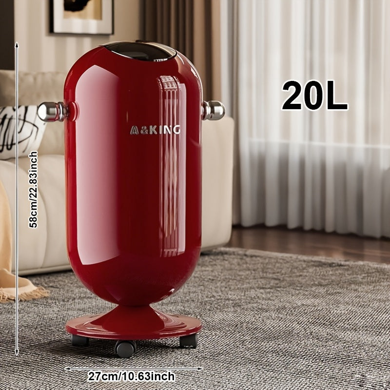 Rullande soptunna med lock – Stor sop- och förvaringsbehållare på hjul