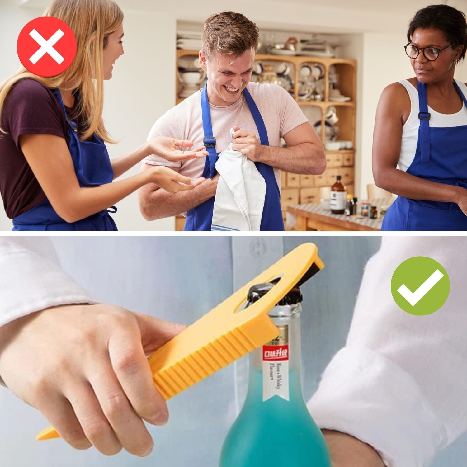 GripMate - Flasköppnare med enkelt grepp | Ergonomisk design för enkel öppning