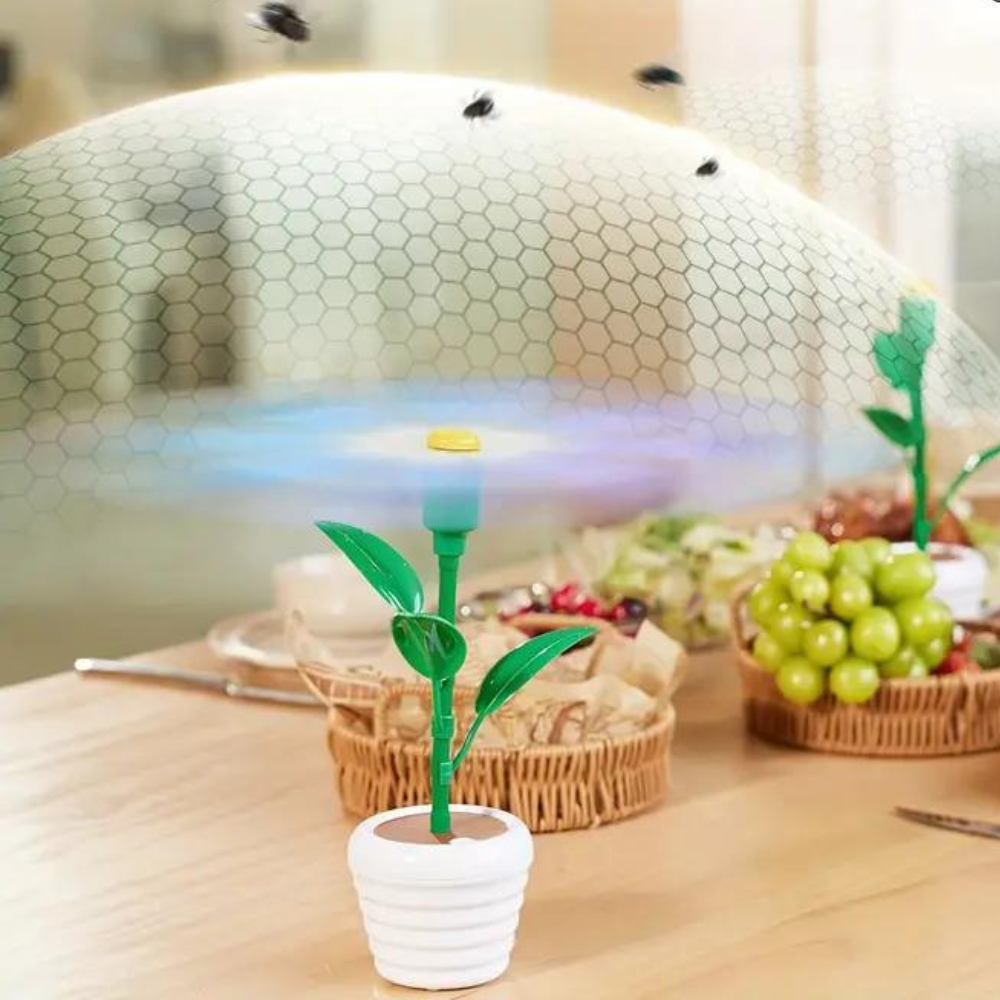 Mini flugavvisande skrivbordsfläkt – Tyst, resevänlig bordsfläkt för måltider