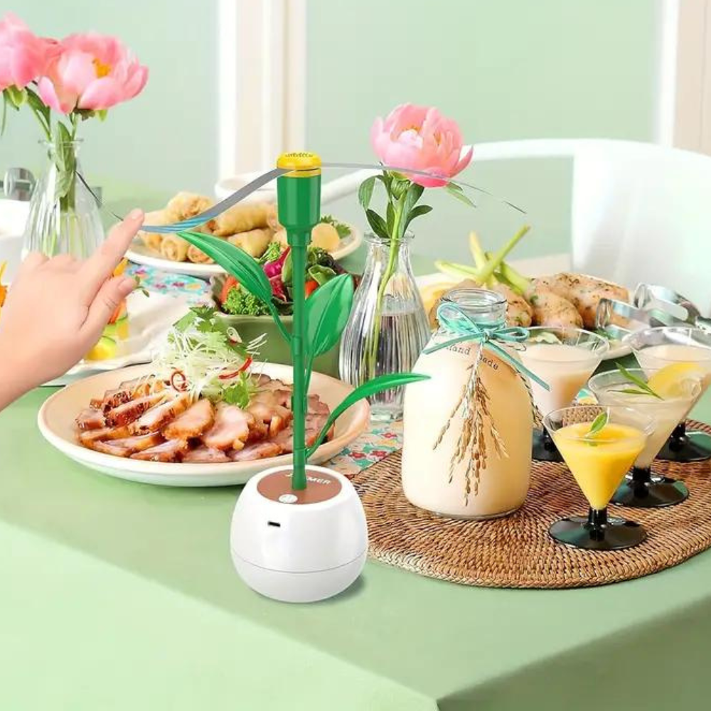 Mini flugavvisande skrivbordsfläkt – Tyst, resevänlig bordsfläkt för måltider