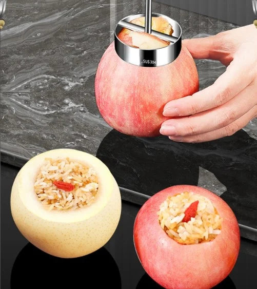 Äpple- och päronurkärnare i rostfritt stål – Snabbverktyg för enkel fruktberedning