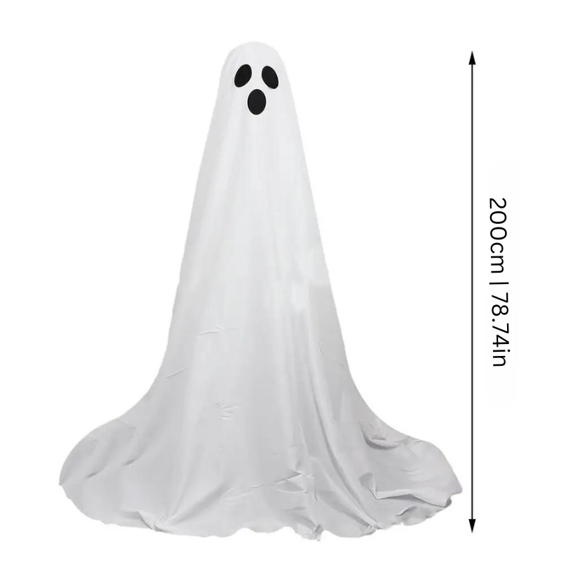 Hemsökta glödande andar – LED-spökljus för kuslig Halloweendekoration