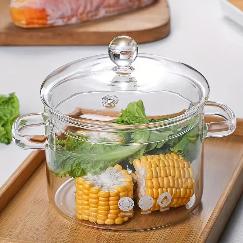 Värmebeständig glasgryta - Elegant design, ren smak