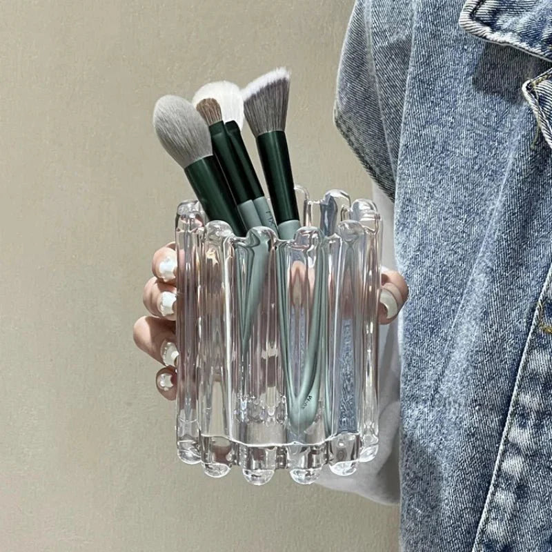 LuxeRipple - Sminkmugg med böjd kant
