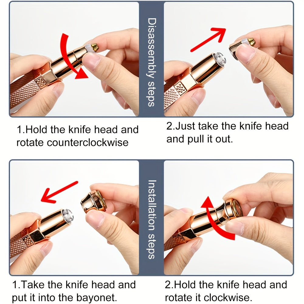 Multifunktionell elektrisk rakapparat – Smidig detaljbehandling för känsliga områden