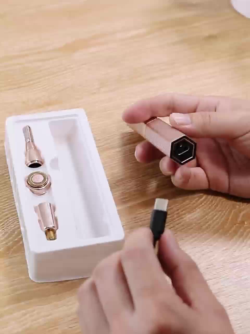 Multifunktionell elektrisk rakapparat – Smidig detaljbehandling för känsliga områden