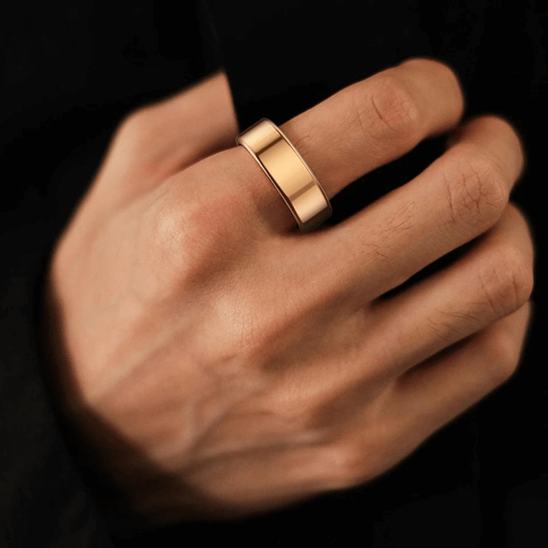 Smart Health Ring – Slitstark fitness- och wellnessmonitor i titan