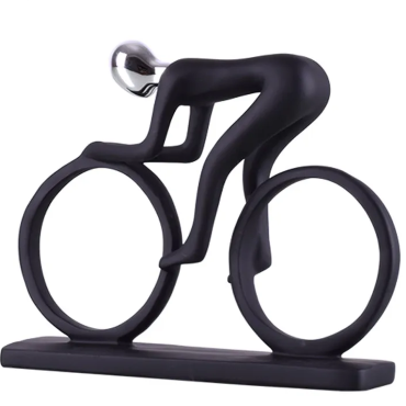 Konstnärlig cykelhjulsdekor i harts – Lyxigt inslag i hemmet och på kontoret